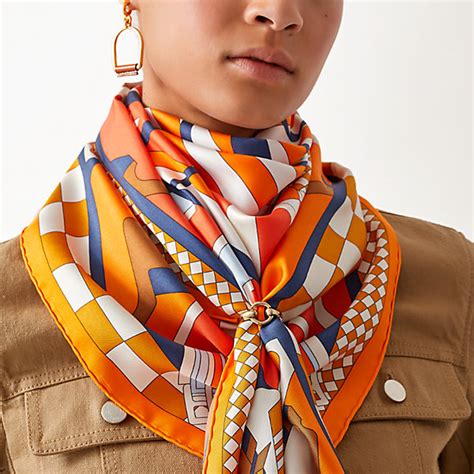 how to tie a square scarf hermes|hermes scarf tutorial.